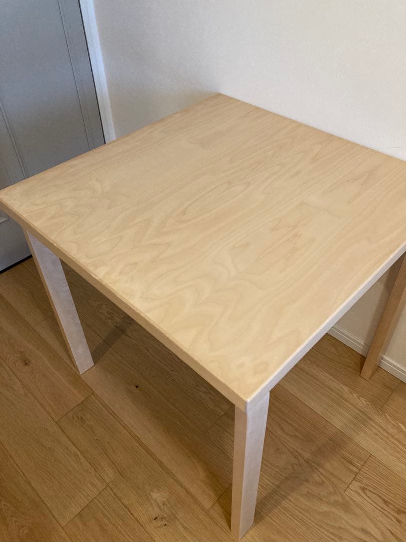artek アアルト　テーブル80C ナチュラル　幕板無し