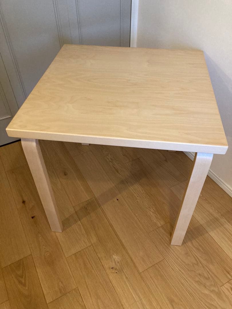 artek アアルト　テーブル80C ナチュラル　幕板無し