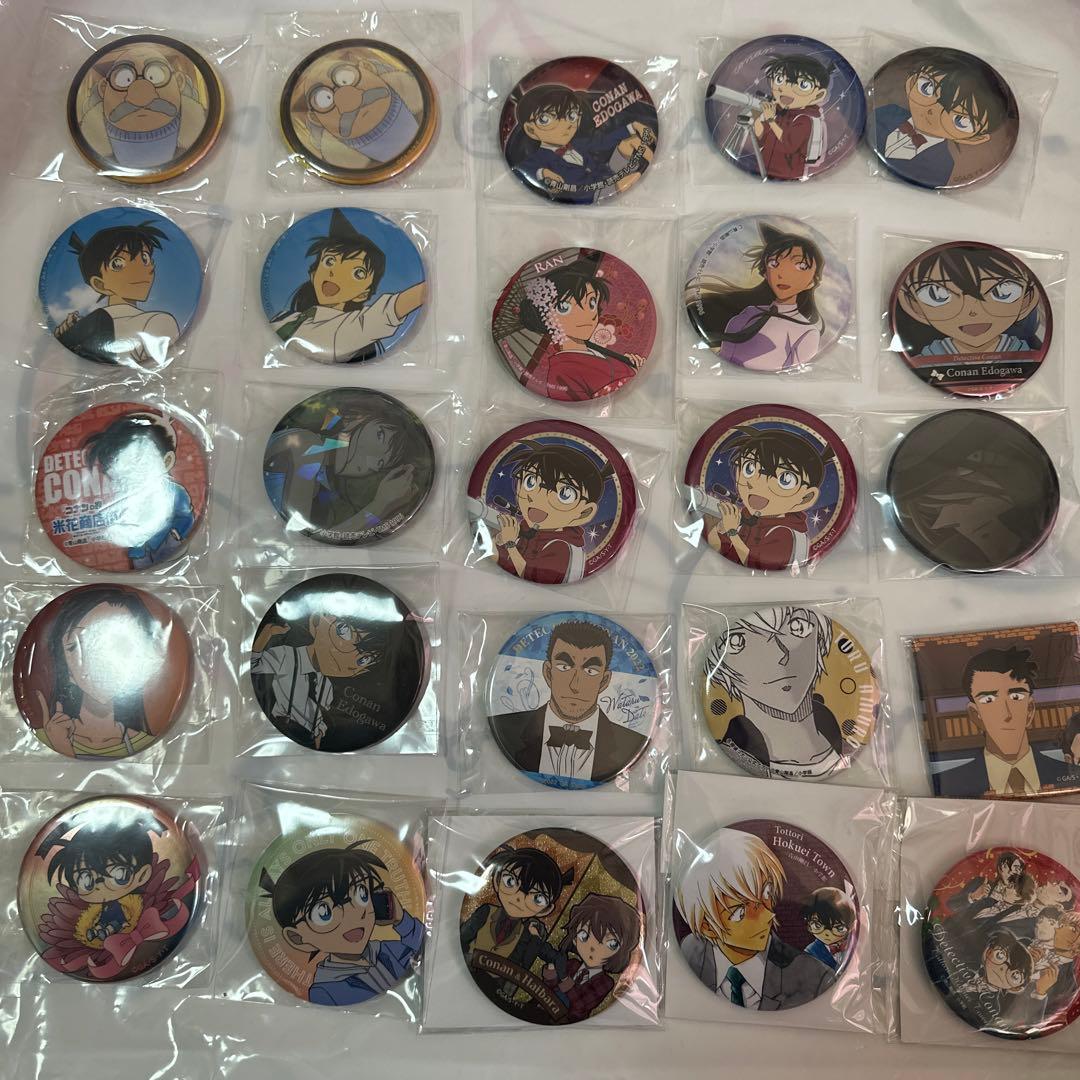 名探偵コナン　缶バッジ　まとめ売り　毛利蘭　工藤新一　ジン　安室透　トムス