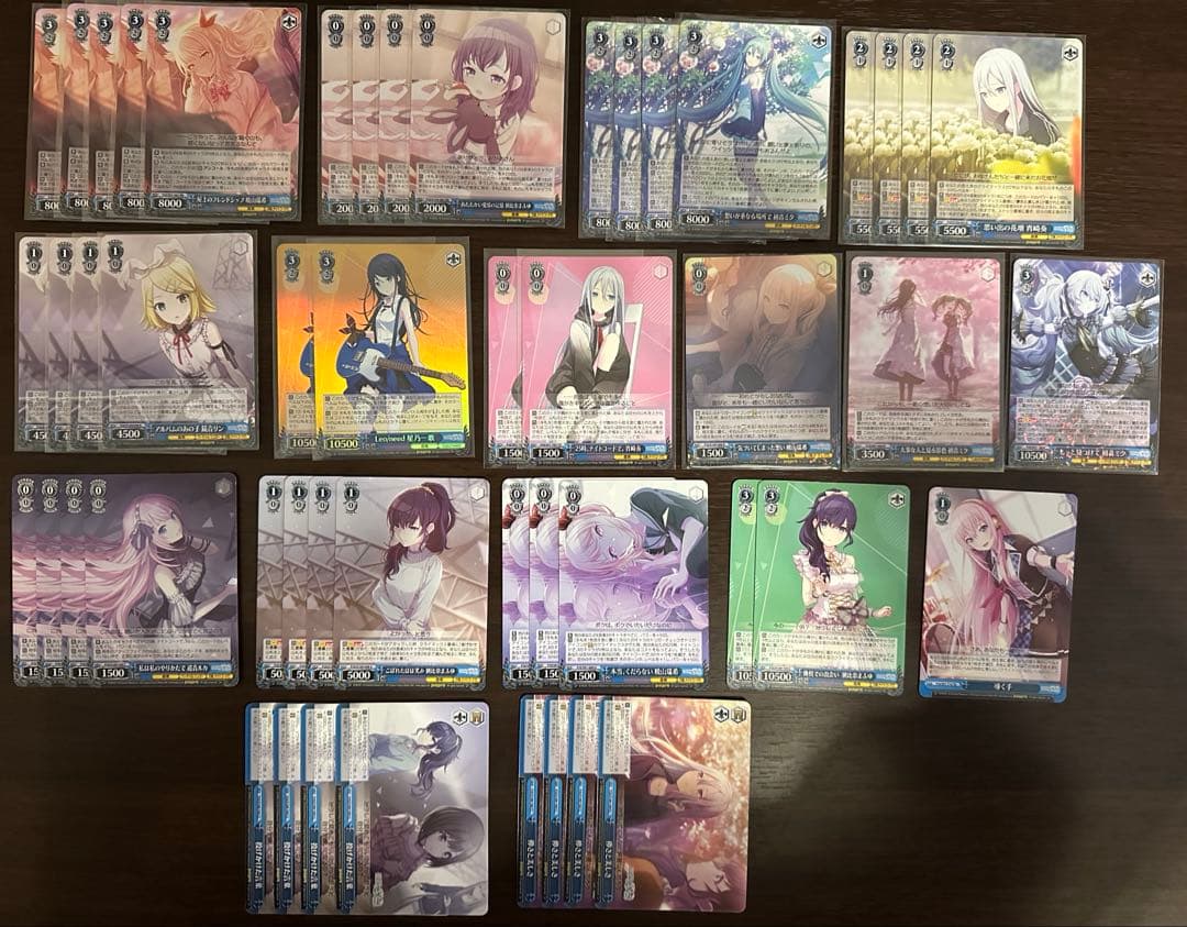 【大量】ヴァイス プロセカ デッキ5つ 調整パーツおまけ付き