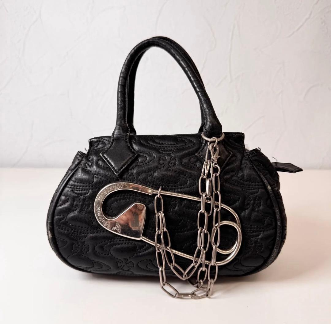 Vivienne Westwoodハンドバッグチェーン安全ピン　希少アイテム