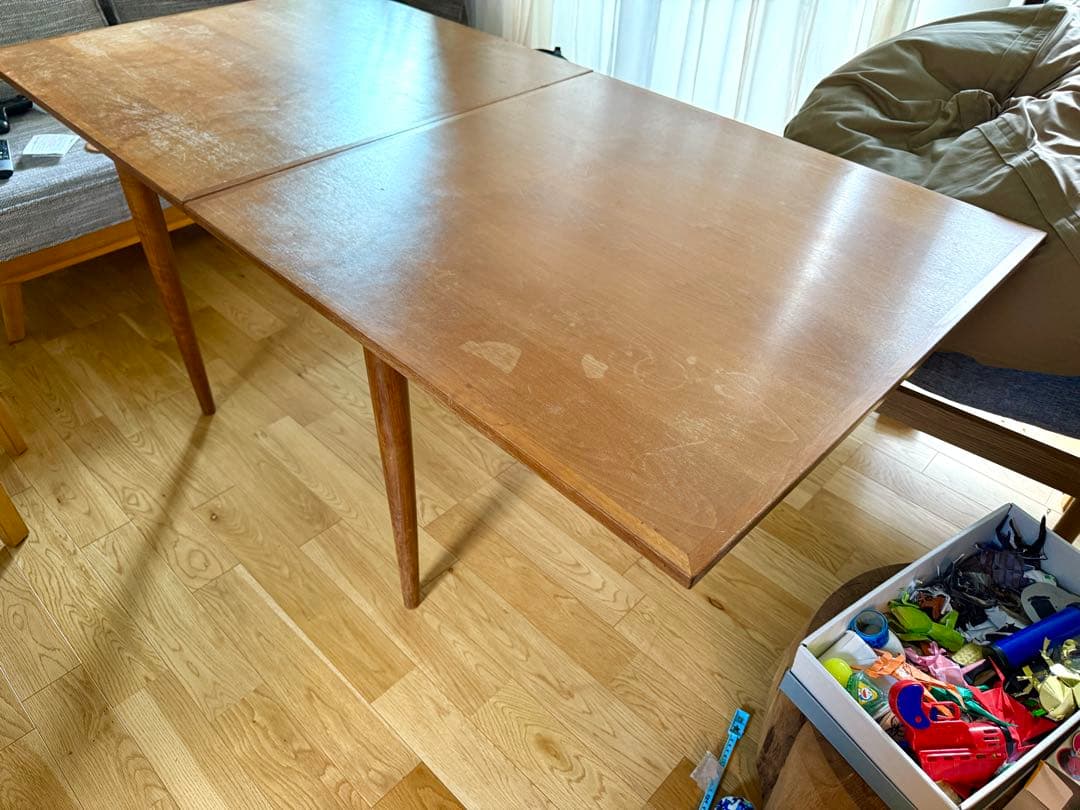 北欧ヴィンテージ ダイニングテーブル　バタフライ　90cm　スローハウス