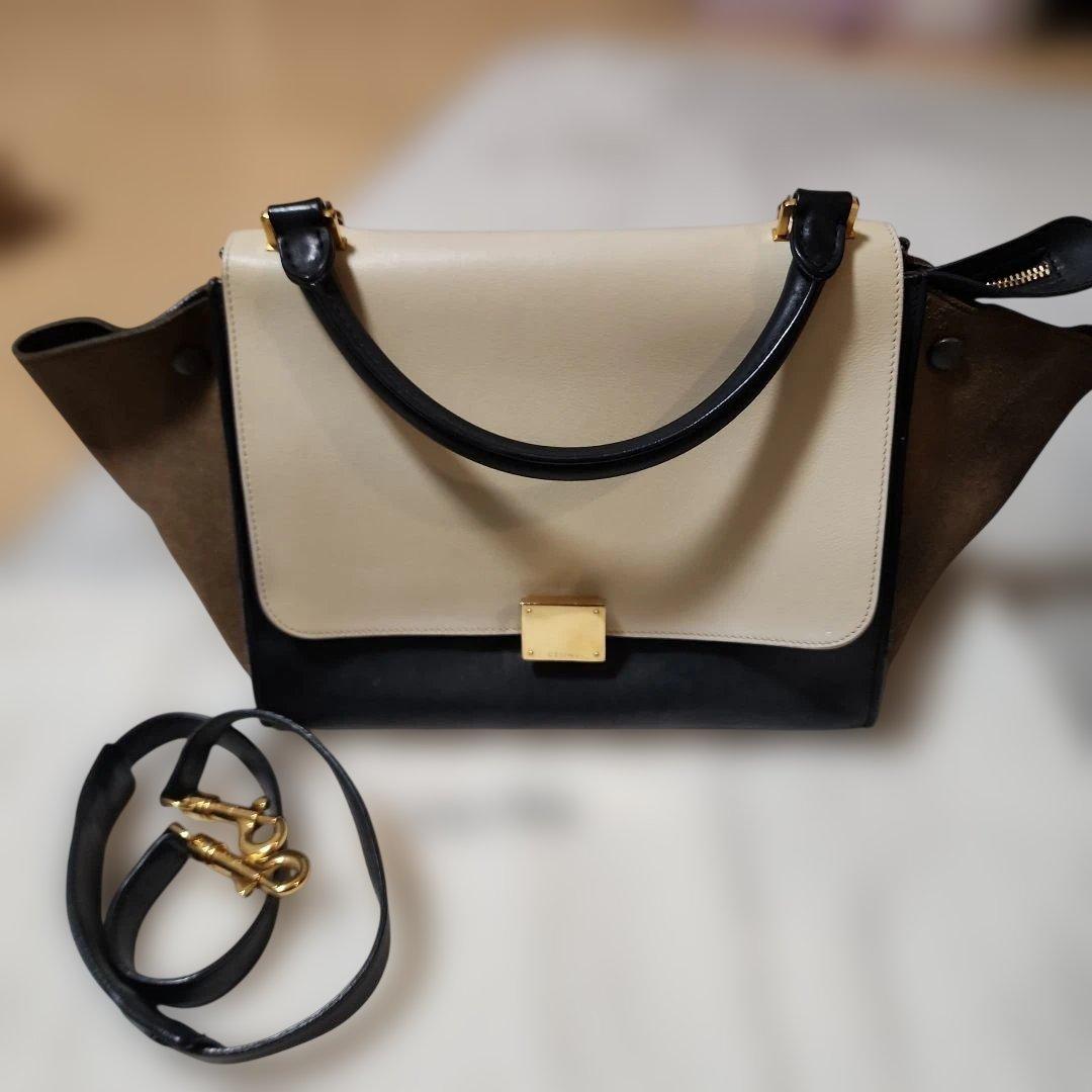 専用CELINE トラペーズ ショルダー付きハンドバッグ