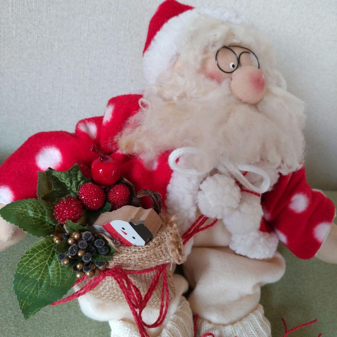 カントリードールおとぼけサンタさん(赤水玉)