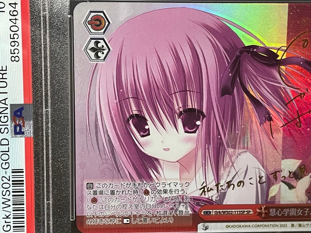 慧心学園女子バスケットボール部 psa10 ヴァイスシュヴァルツ