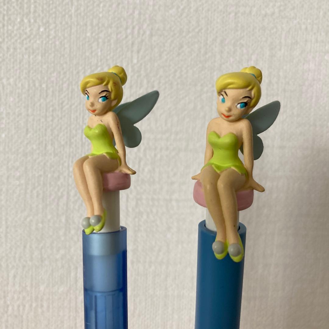 ディズニー　ティンカーベル　ボールペン　シャーペンセット　平成レトロ