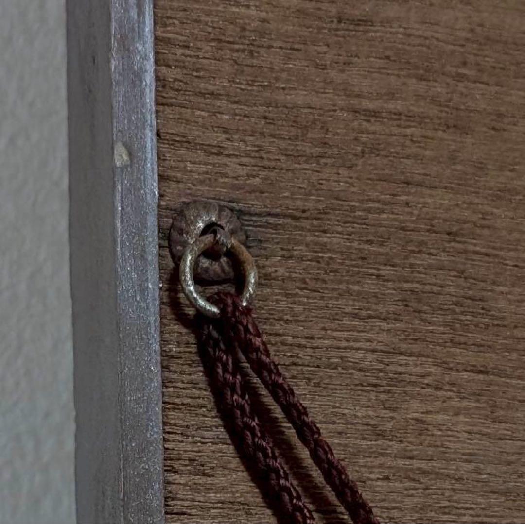 オランダ人黒坊版画　額装　布地印刷