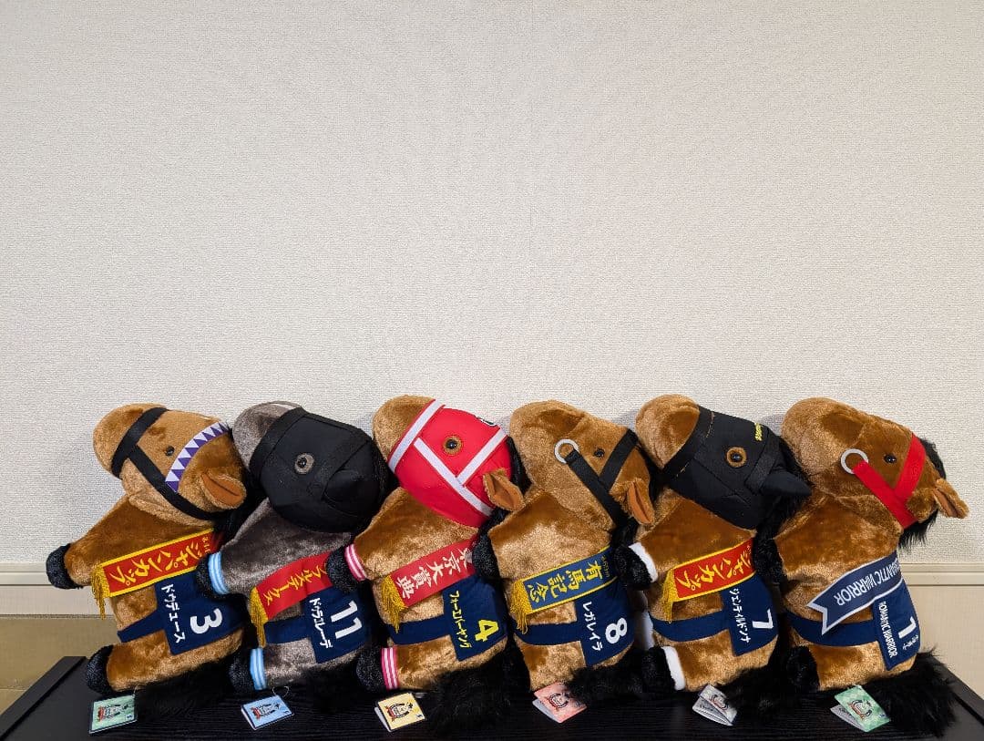 サラブレッドコレクションふわふわBIGぬいぐるみ5頭セット