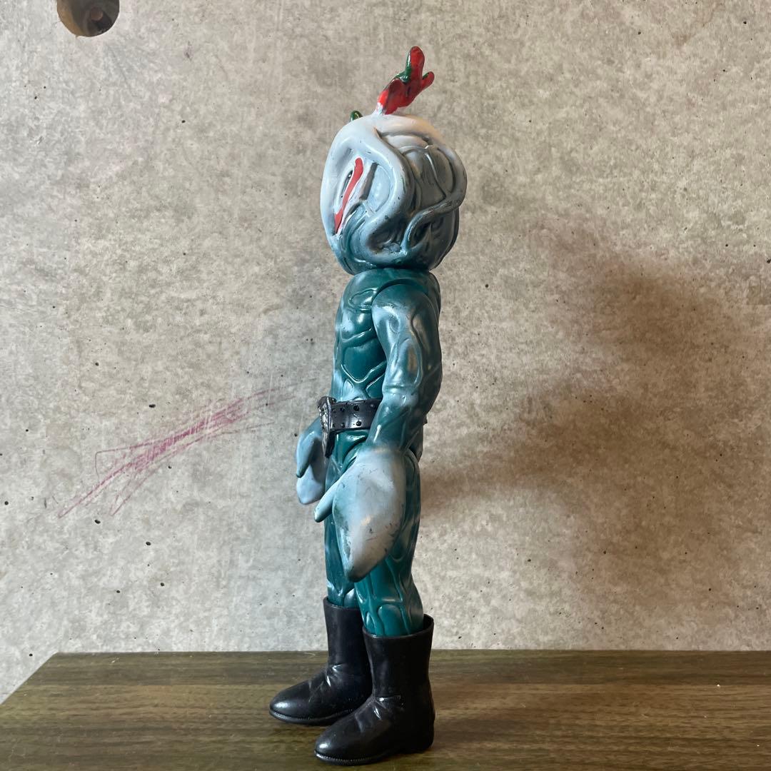 週末削除旧バンダイ当時物仮面ライダー怪人トリカブトソフビ落書きなし