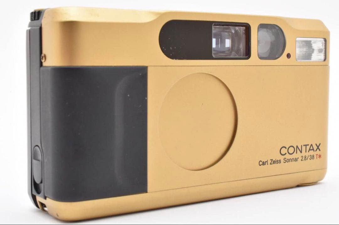 【美品 動作品】 CONTAX T2 Titan チタン ゴールド #25269
