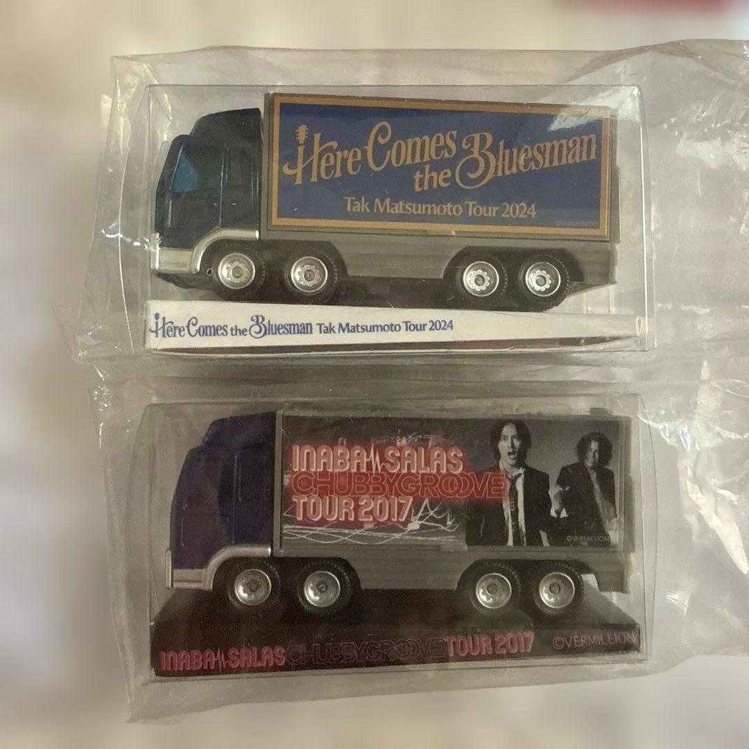 B'z 松本孝弘　稲葉浩志　ツアートラック２台