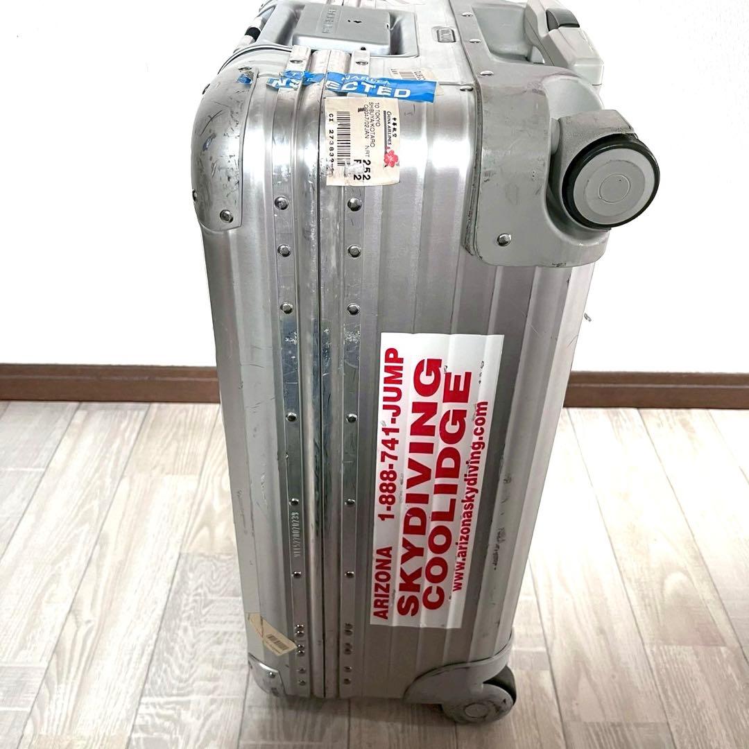 【希少】RIMOWA×PORSCHE トパーズ 2輪 アルミキャリーケース