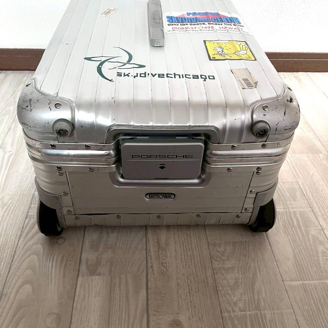 【希少】RIMOWA×PORSCHE トパーズ 2輪 アルミキャリーケース