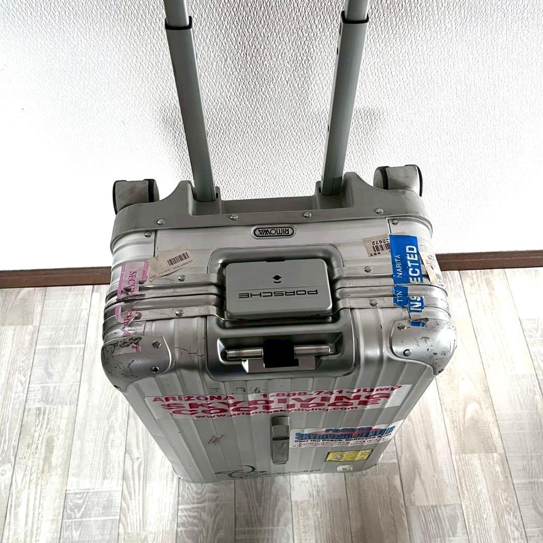 【希少】RIMOWA×PORSCHE トパーズ 2輪 アルミキャリーケース