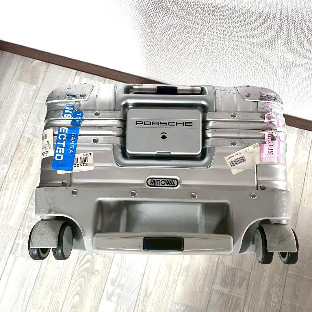 【希少】RIMOWA×PORSCHE トパーズ 2輪 アルミキャリーケース