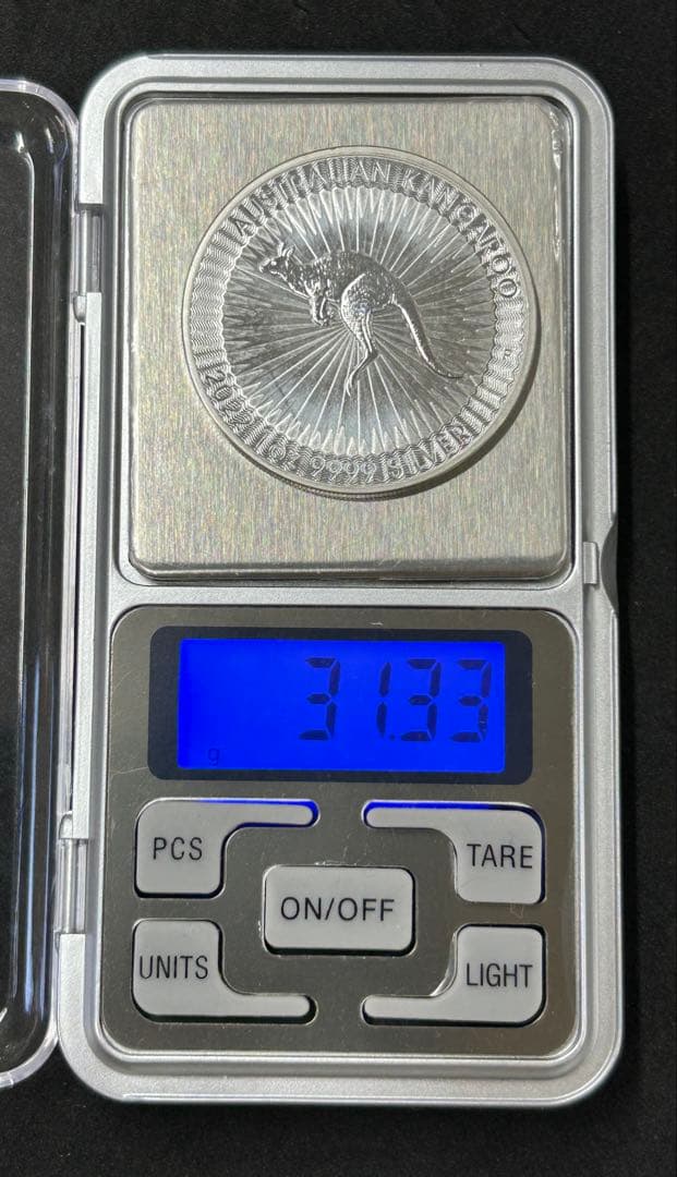 オーストラリア・カンガルー銀貨 1オンス　③ ケース付き