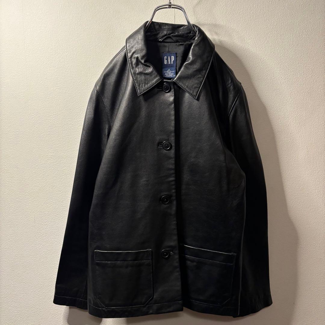 00's OLD GAP 本革 ラムレザー ジャケット ブルゾン ギャップ