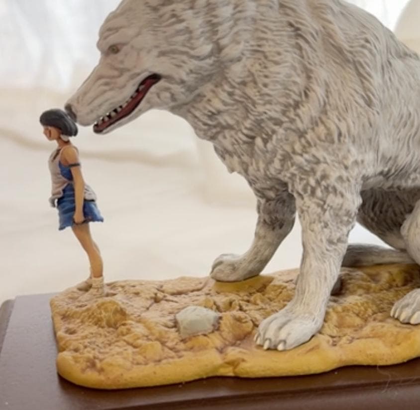 もののけ姫 　サン モロ フィギュア ガレージキット フィギュア