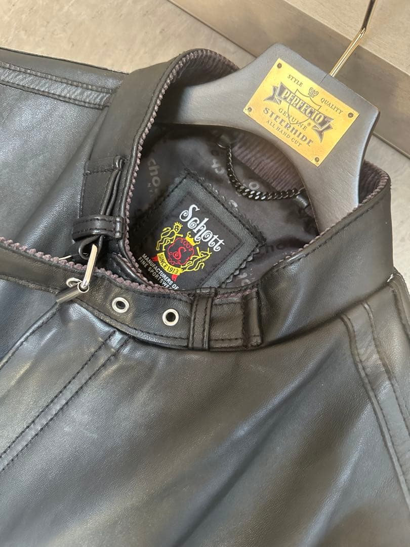 ぽ*ず様 未使用 N.Y.C. ショット CLASSIC RACER 羊革レザー