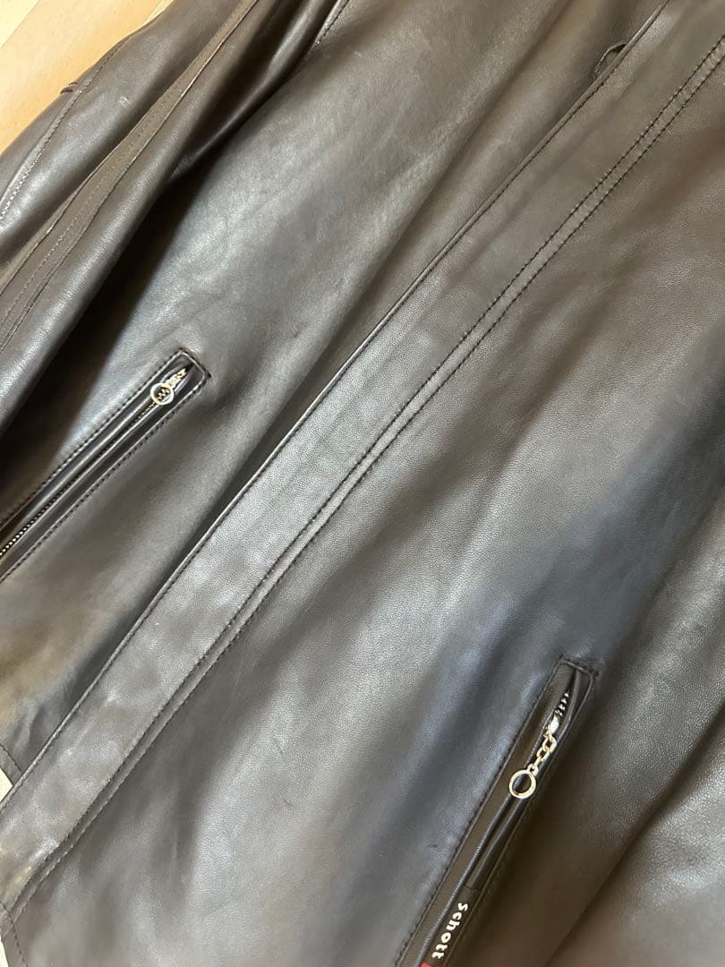 ぽ*ず様 未使用 N.Y.C. ショット CLASSIC RACER 羊革レザー