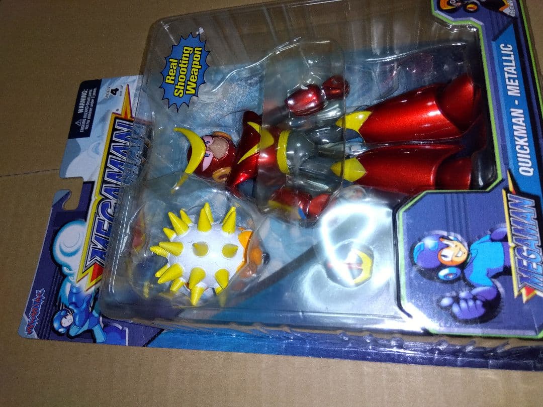 ロックマン　クイックマン　フィギュア　CAPCOM　ロックマンエグゼ　ビンテージ