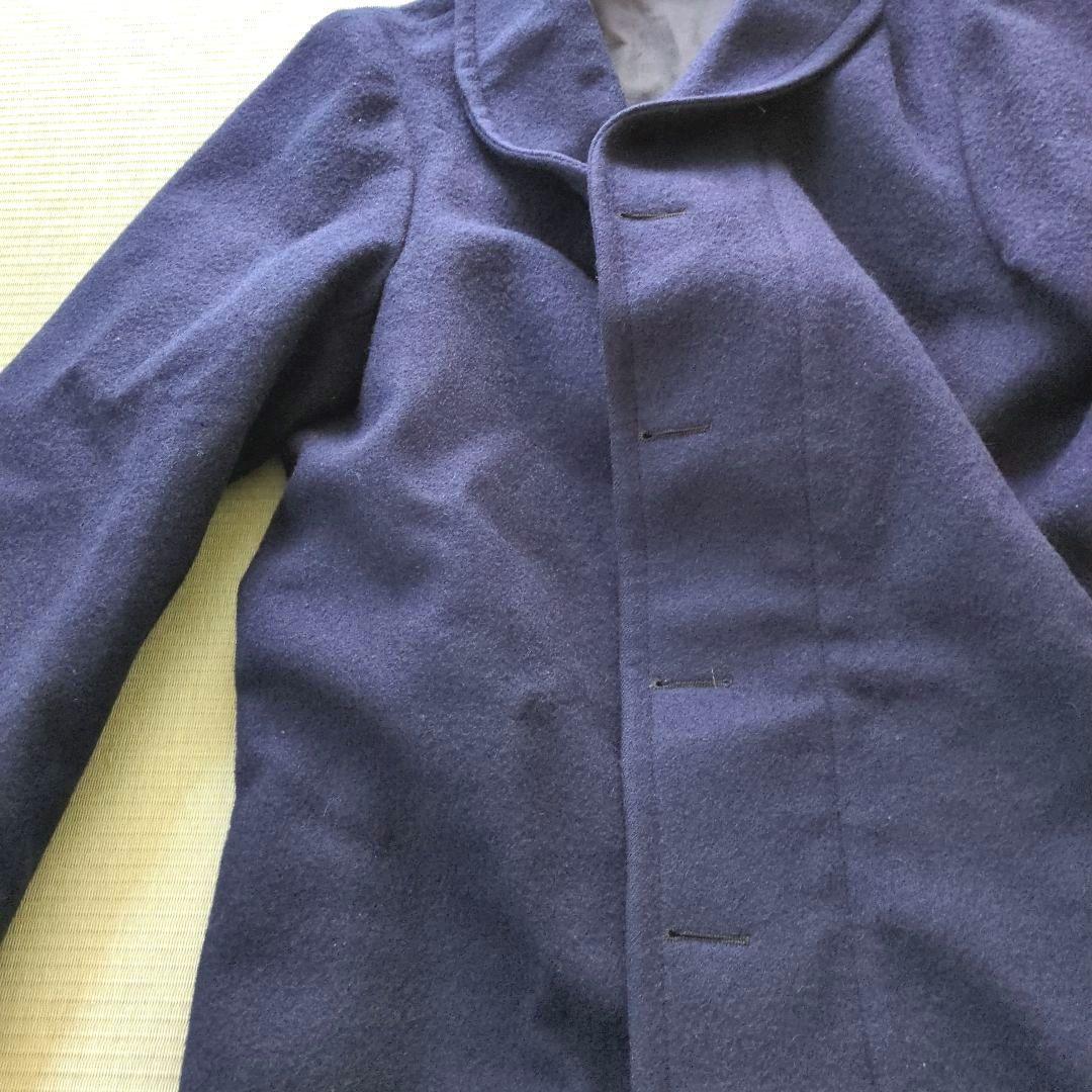1940年〜1950年代　ホスピタルコート　ショールカラーウールコート　古着