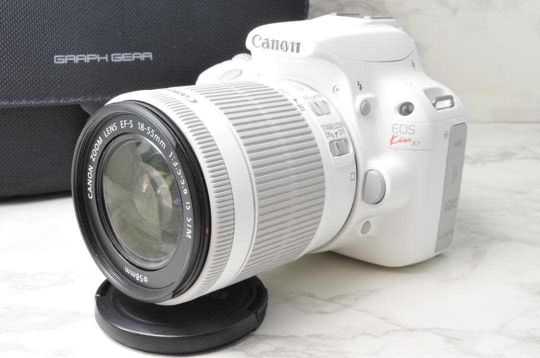 美品 Canon EOS Kiss X7⭐️ショット数1381 ホワイト