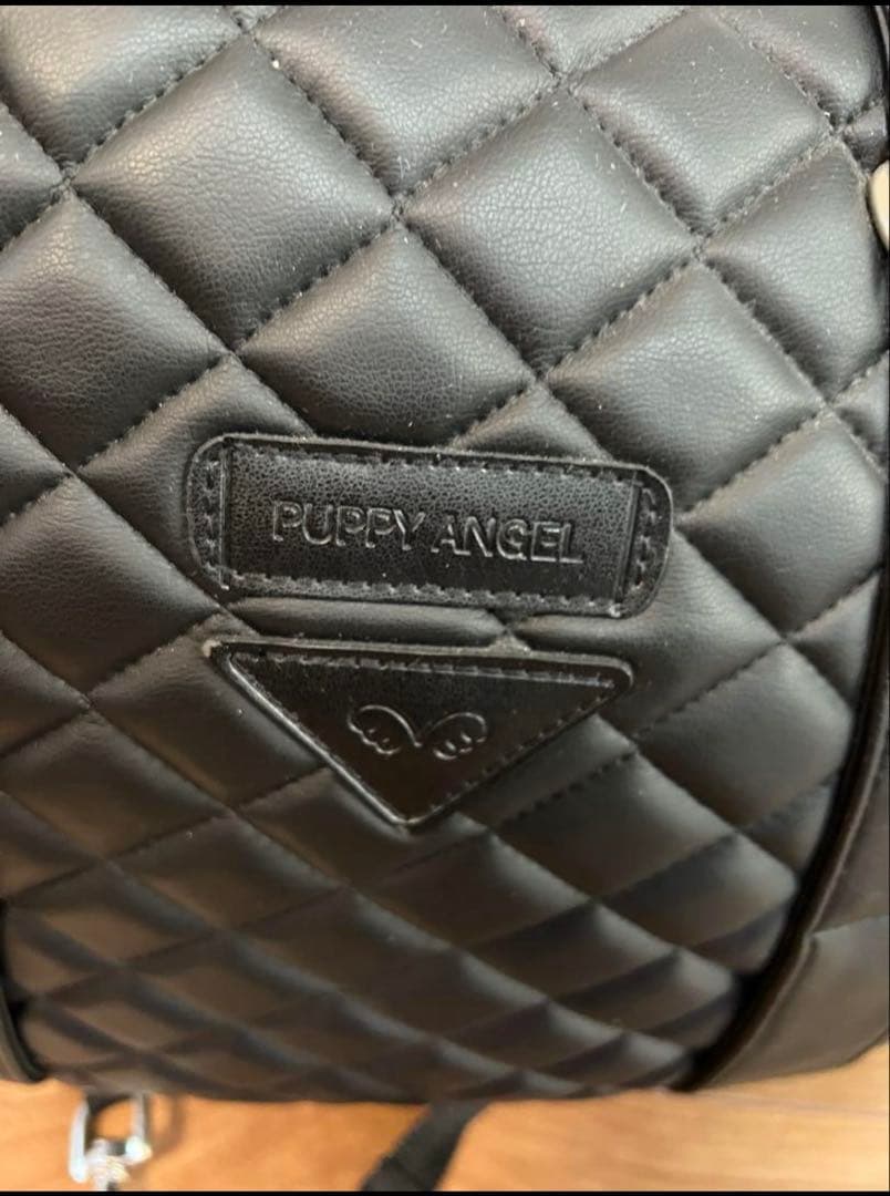 PUPPY ANGEL ブラックペットキャリー ドライブベッド 小型犬Sサイズ