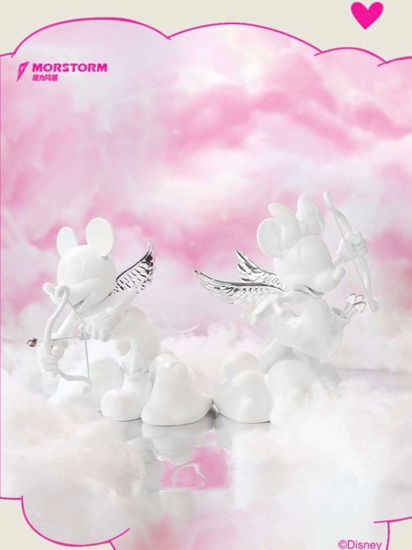 ミニーマウス　エンジェル　天使　ディズニー　スタチュー　おもちゃ　フィギュア