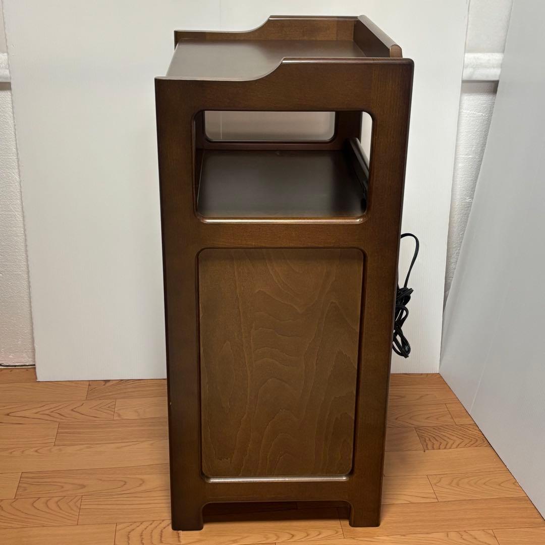 Karimoku カリモク 木製 電話台、FAX台　飾り棚 収納　レンジ台