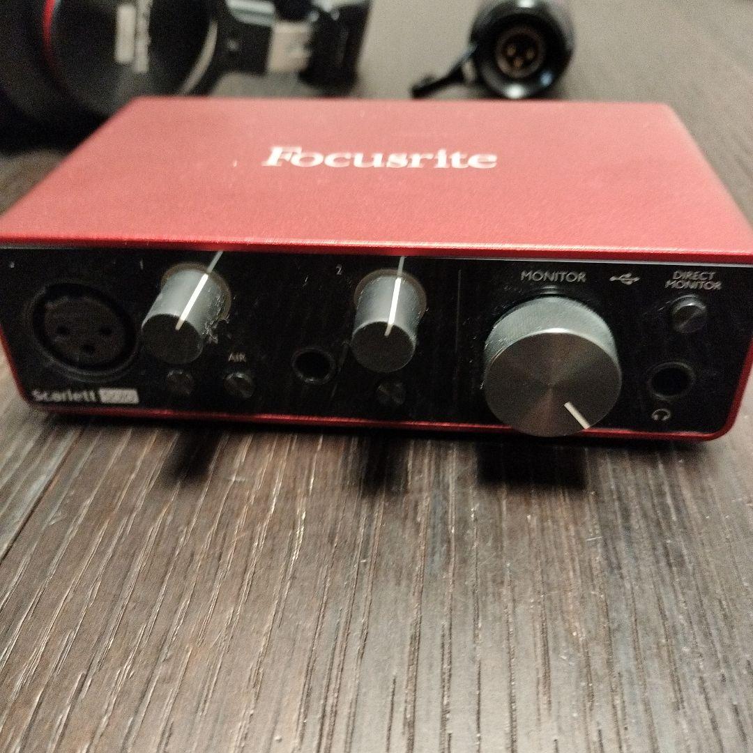 Focusrite Scarlet solo G3 オーディオインターフェイス