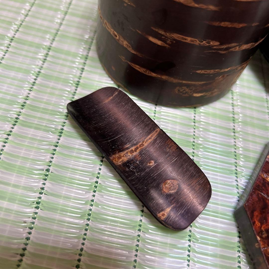 CHERRY CRAFT 桜皮細工　茶道具セット　未使用美品　高級工芸品