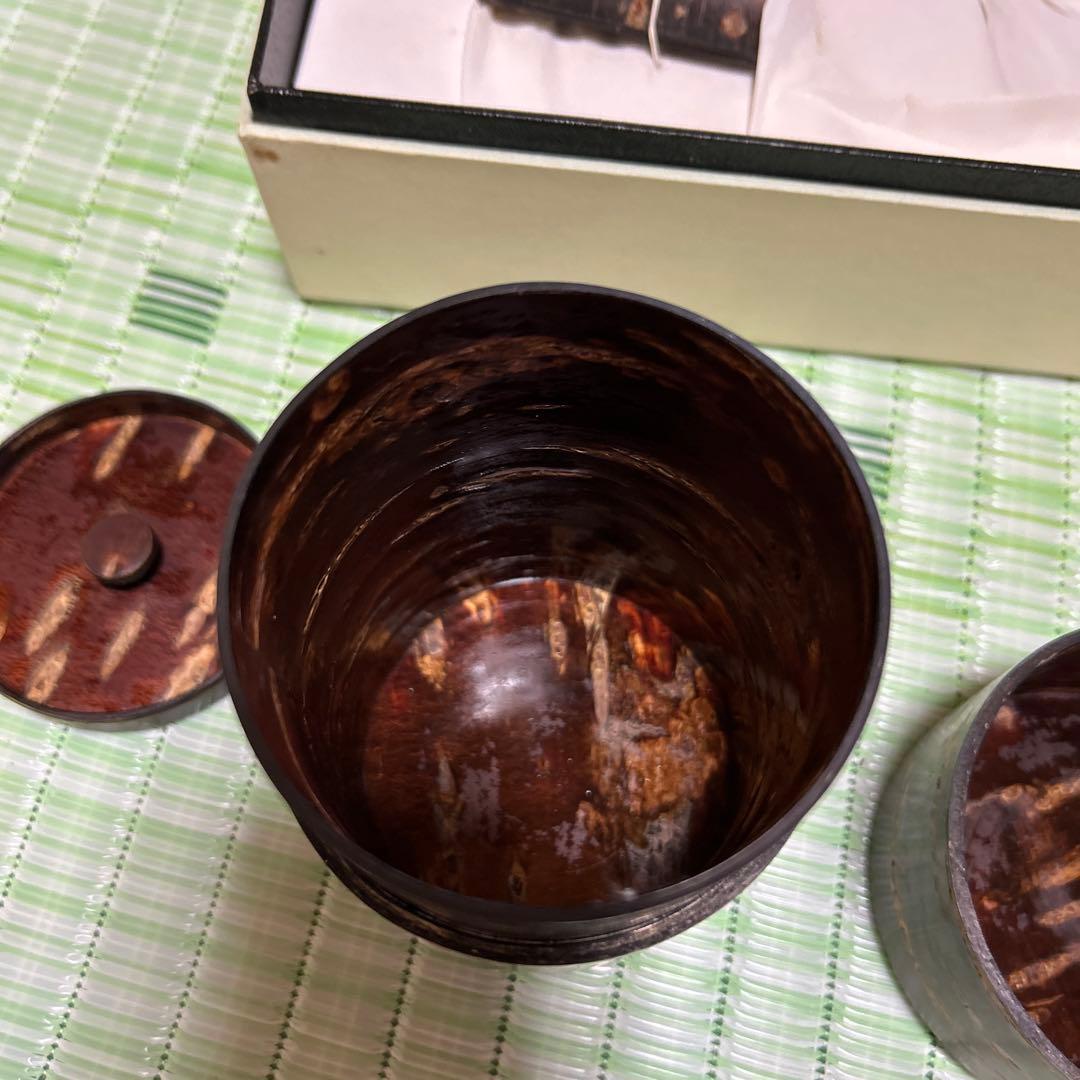 CHERRY CRAFT 桜皮細工　茶道具セット　未使用美品　高級工芸品