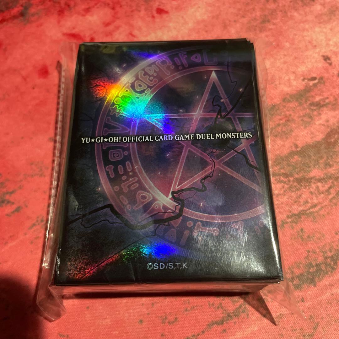 遊戯王 公式大会 上位賞 スリーブ 紫 魔法陣