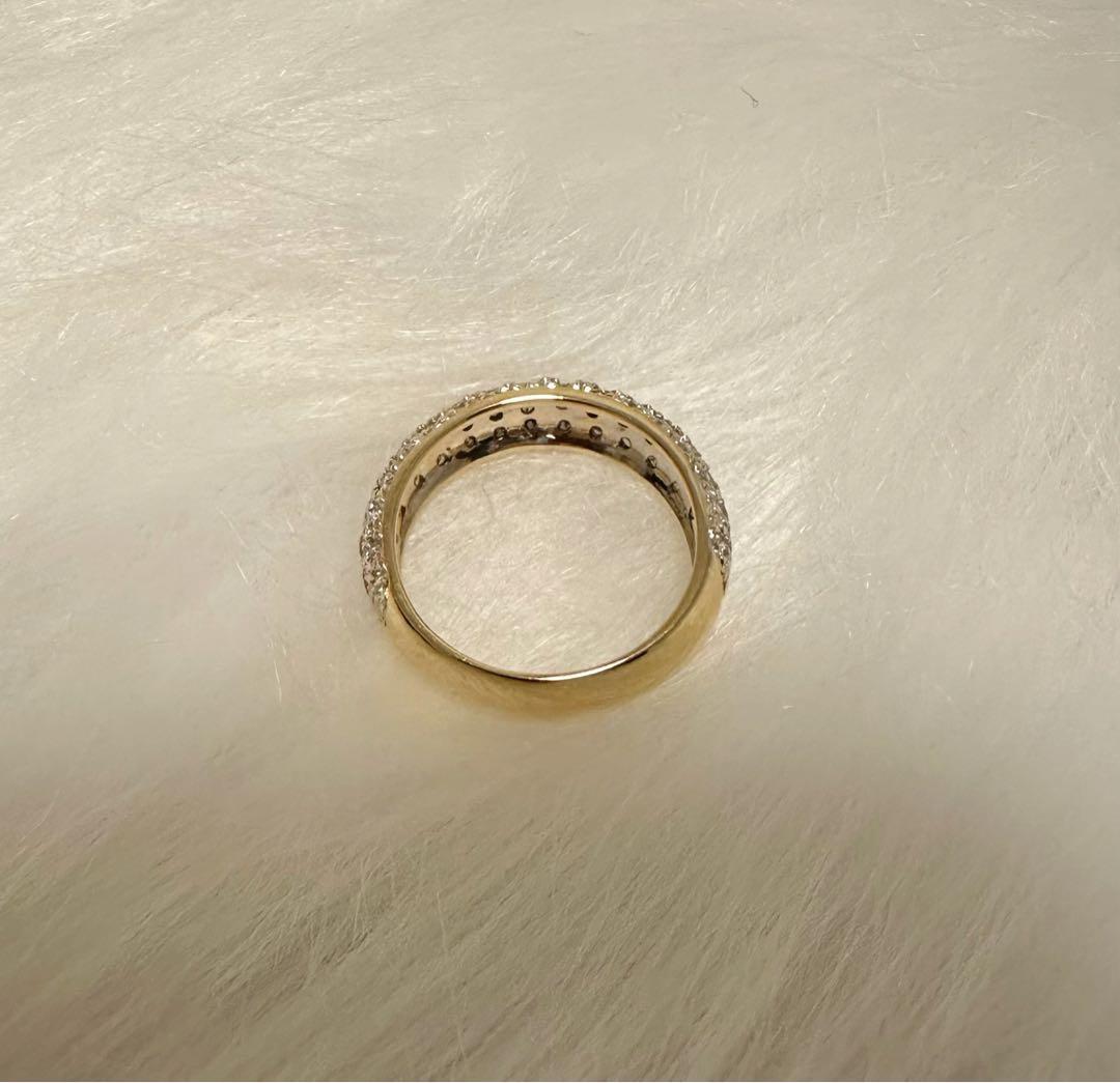 新年限定値下げ K18 ダイヤ D0.81ct リング 3.66g