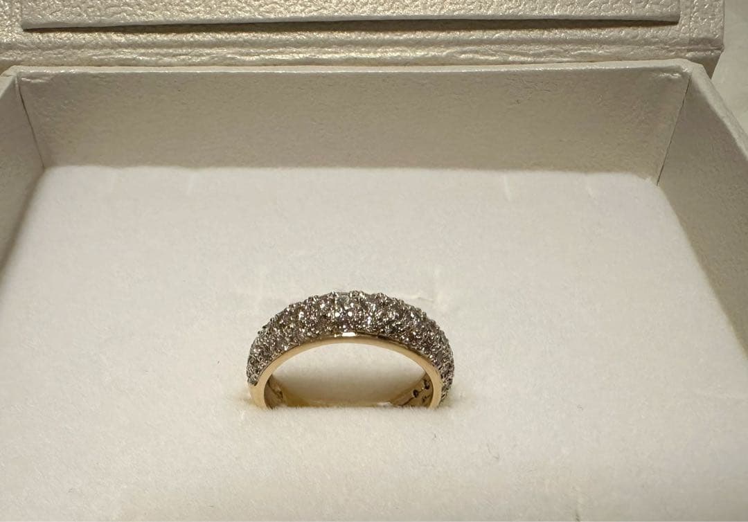 新年限定値下げ K18 ダイヤ D0.81ct リング 3.66g