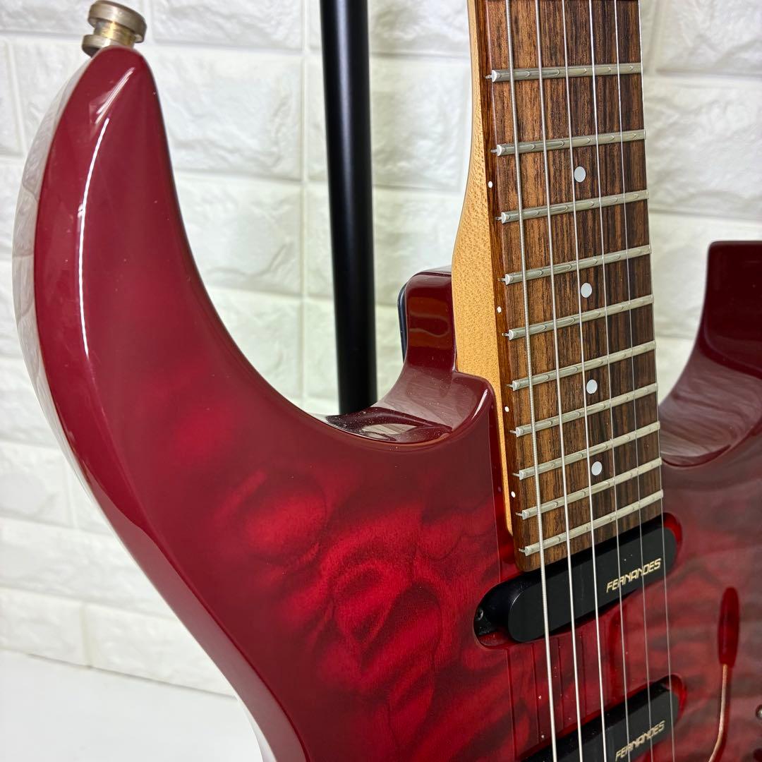 FERNANDES FGZ-420 キルトメイプルトップ 赤 エレキギター