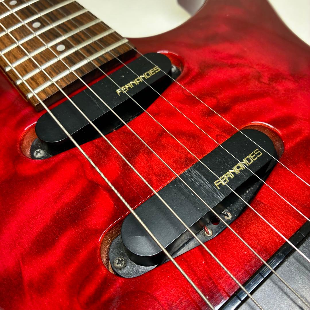FERNANDES FGZ-420 キルトメイプルトップ 赤 エレキギター