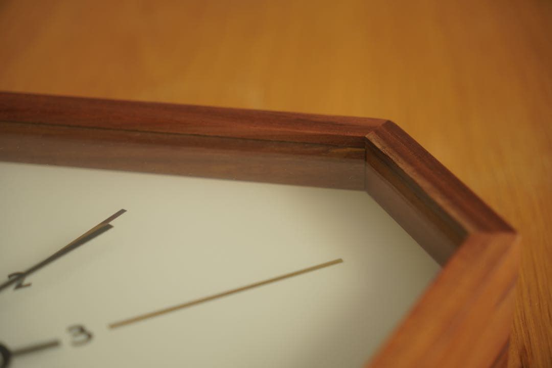 掛け時計 電波時計 インターフォルム ウォールクロック ホワイト