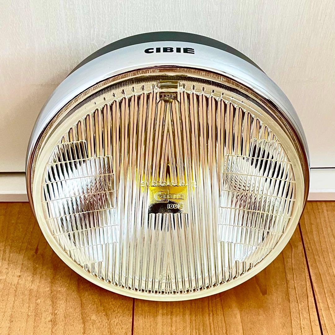 極美品 シビエ 凹み ヘッドライト 当時物 CIBIE