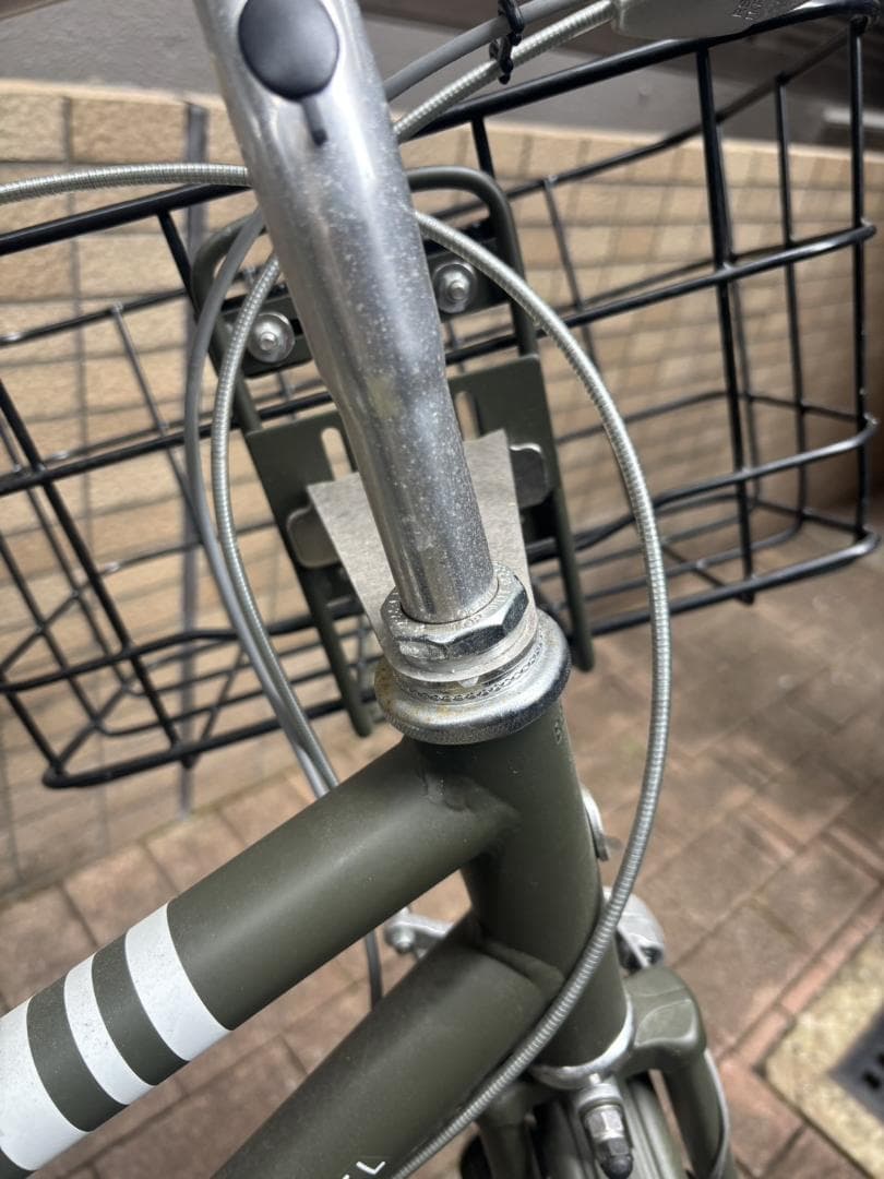 BRIDGESTONE　MARKROSA7s 前カゴつき【京都市中京区引取限定】