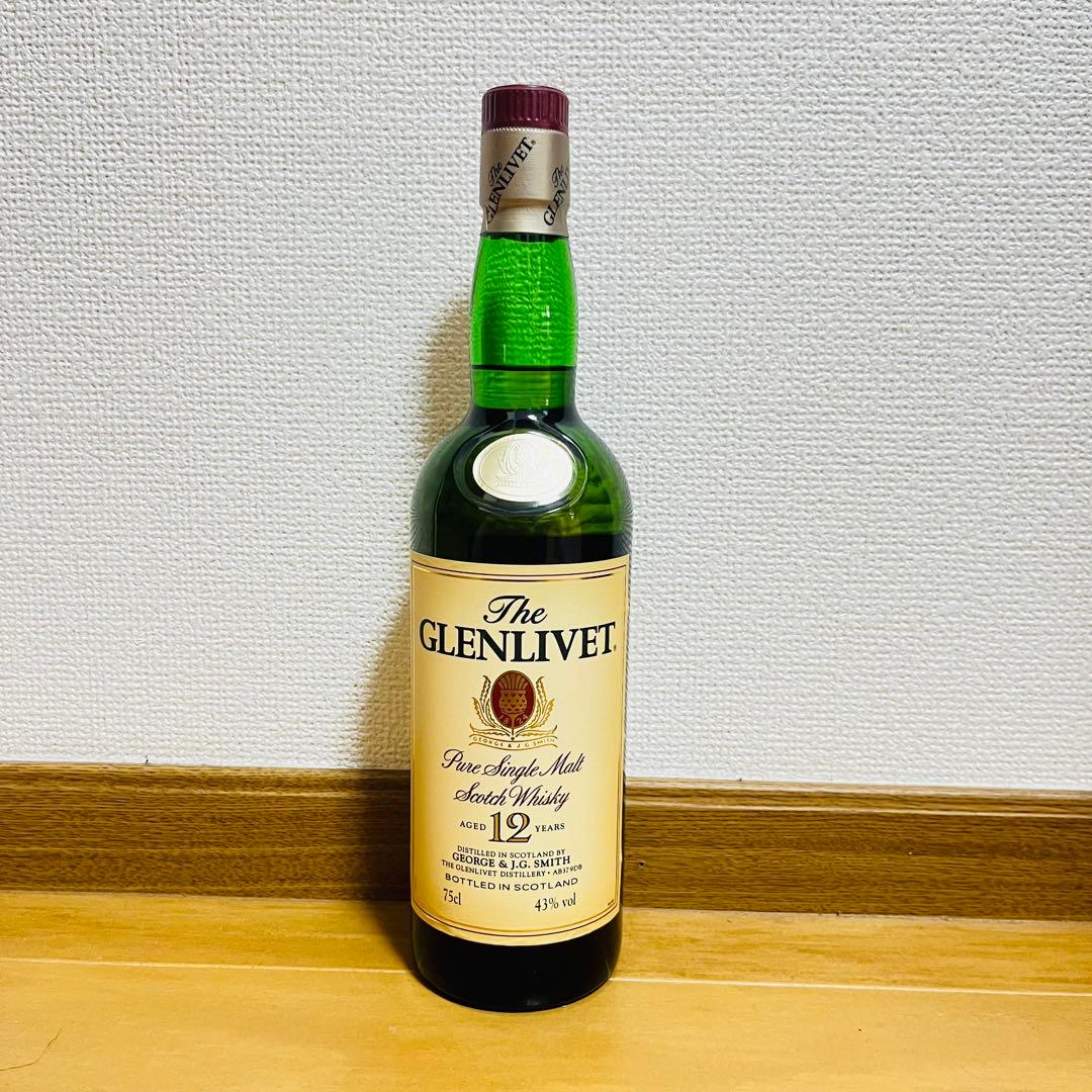【古酒】ザ・グレンリベット ピュアシングルモルト 12年　750ml ③