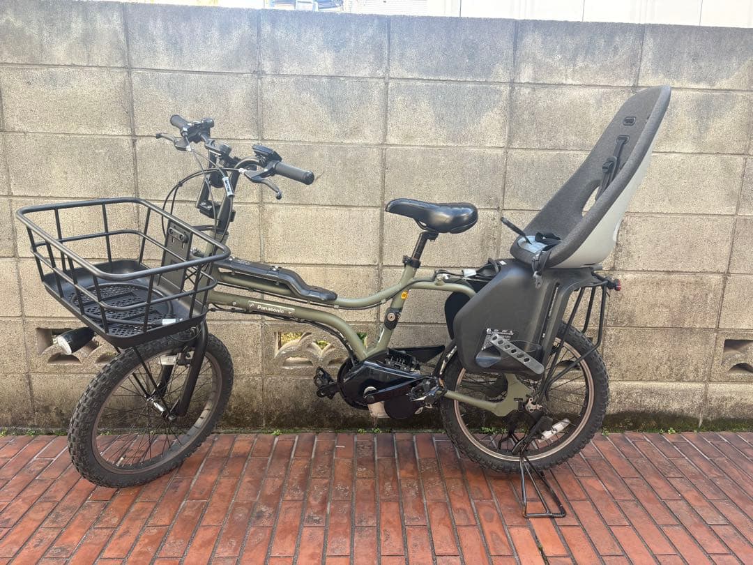 Panasonic EZ 電動自転車 Thuleチャイルドシート付き