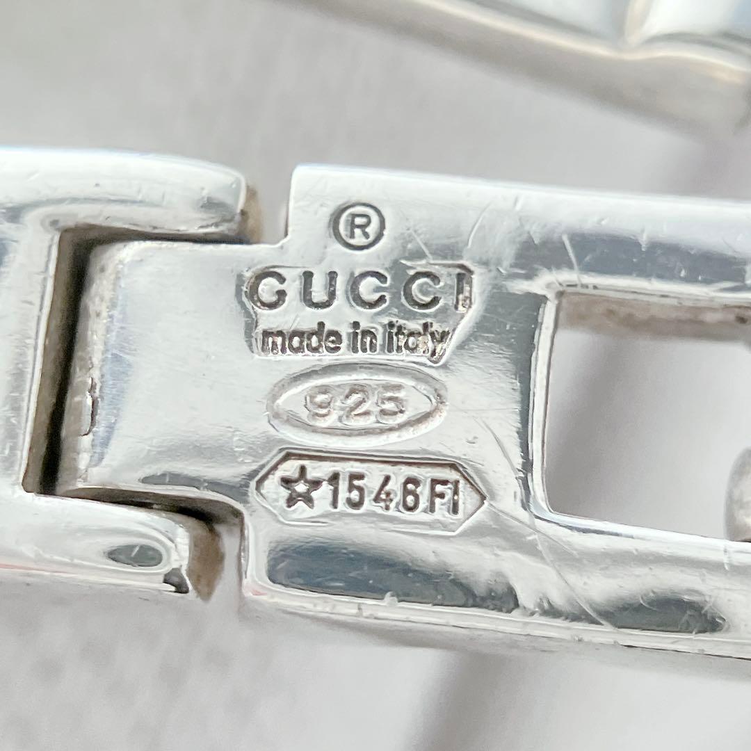 18 グッチ GUCCI 925 ブレスレット シルバー メンズ ON483