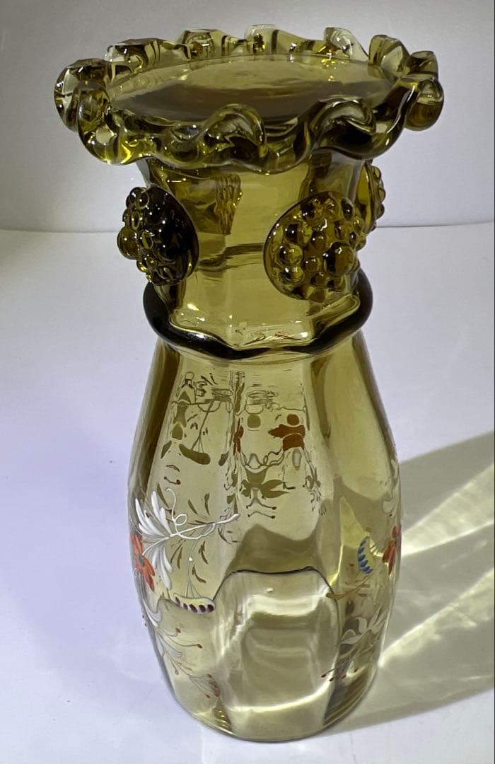 19世紀　フランスエナメル彩杯　化粧箱付　高約15.5㎝　東Y8-0106☆2F