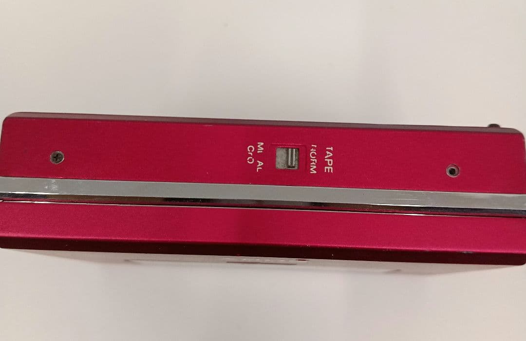 SONY ウォークマン(WALKMAN)-DD 赤 ジャンク品