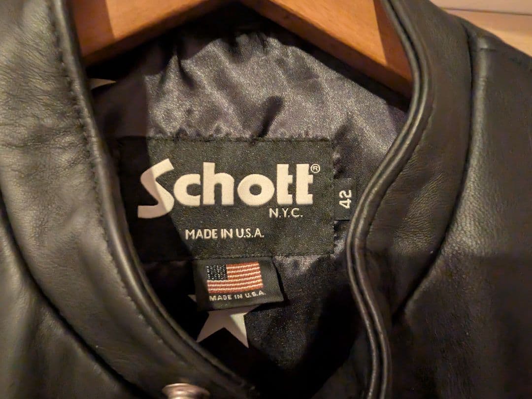 美品希少サイズ SOPHNET x Schott シープスキンライダース