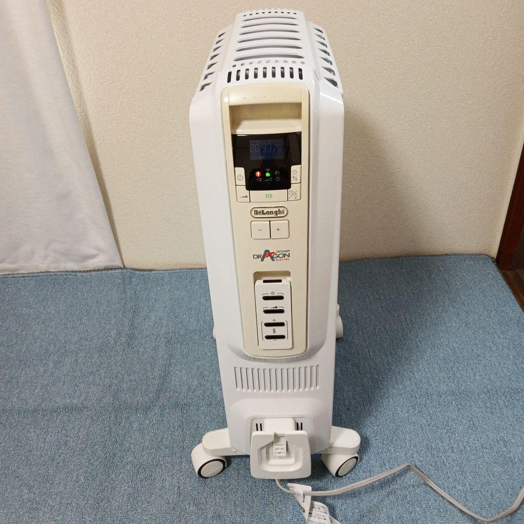 デロンギ オイルヒーター ドラゴンデジタル リモコン付 型式TDD0712W