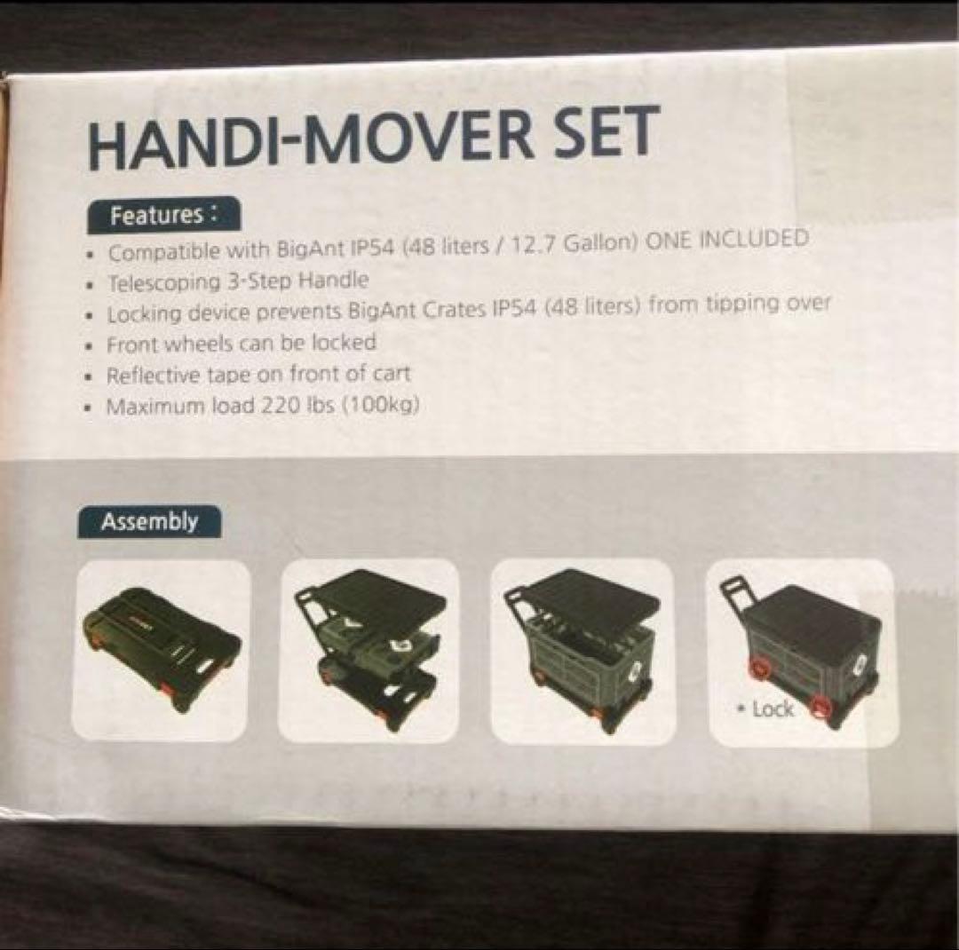 新品未開封 折りたたみキャリーカート　キャンプ　BOXカート　台車