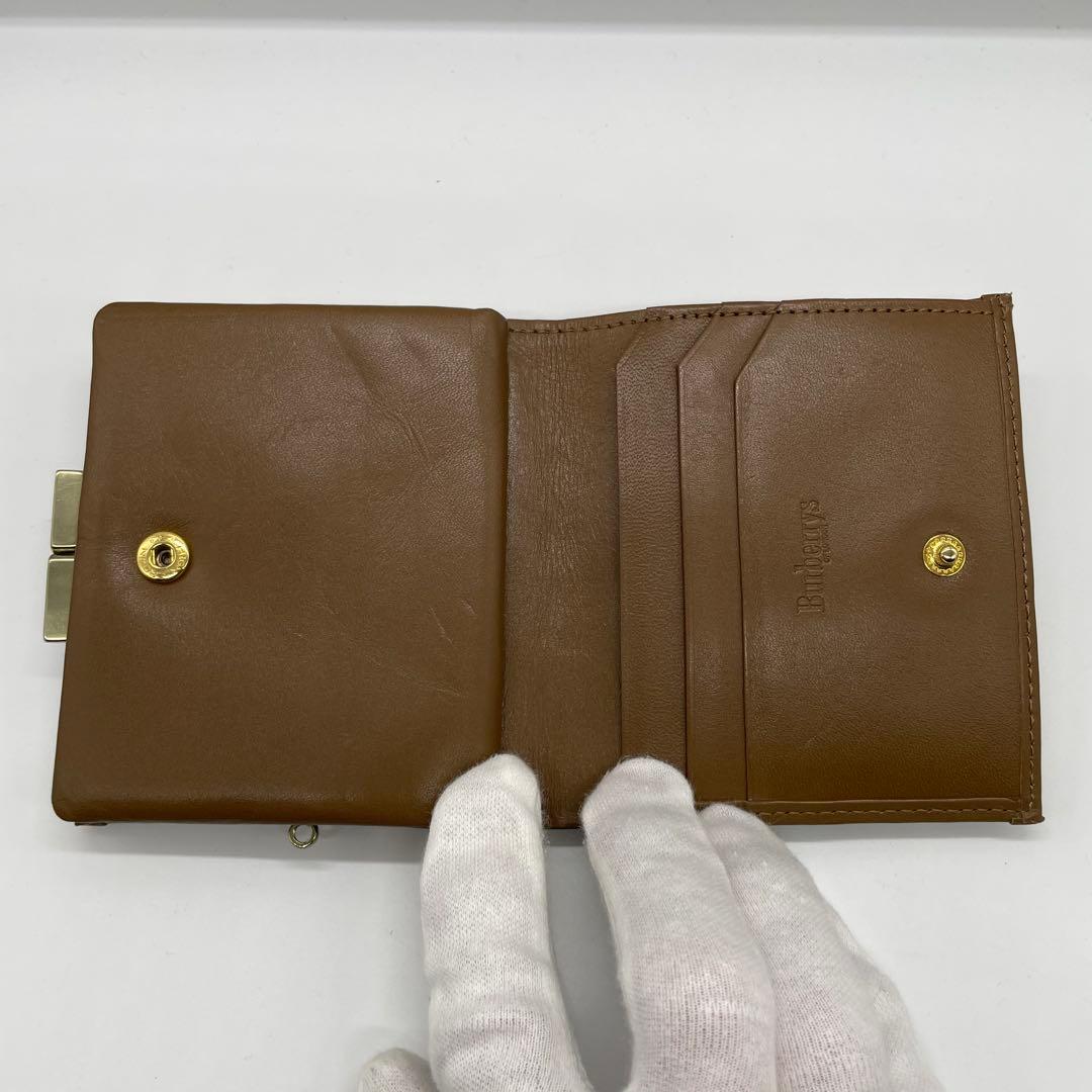 いー様BURBERRY バーバリーズ コンパクトウォレット 財布 w2